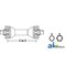 A & I Products Driveline; W/ 1 3/8" 6 Spline QD Yokes 58" x6" x6" A-W240012100101-A - alternate 3